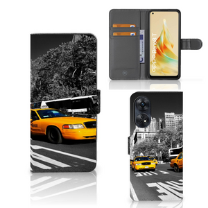 OPPO Reno8 T 4G Flip Cover New York Taxi