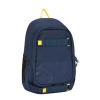 New Rebels - Otis - Stanford Rugtas 20L - Duotone - duurzaam waterafstotend polyester - 15.6" laptop - Navy