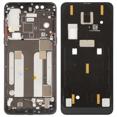 Middelste frame bezel plaat met kant toetsen voor Xiaomi mi mix 3 (zwart)