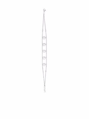 Djula bracelet Tassel en or blanc 18ct serti de diamants - Argent