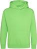 Just Cool JH001K Kids´ Hoodie - Lime Green - 3/4 (XS)