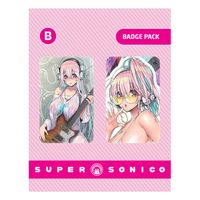 Super Sonico Pin Badges 2-Pack Set B - thumbnail