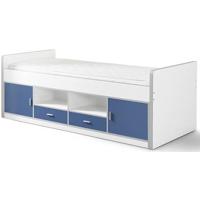 Vipack Bonny Kajuitbed 90 x 200 Wit | Blauw