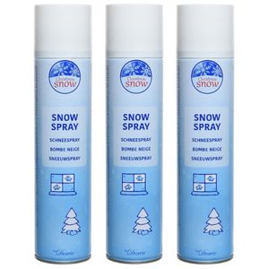 4x Sneeuwspray/spuitsneeuw bussen 400 ml