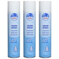 4x Sneeuwspray/spuitsneeuw bussen 400 ml