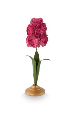 Pip Studio Kaarsenhouder Metaal Bloem Roze 31.5cm