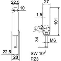 OBO Bettermann 1186018 Beugelklem 1 stuk(s)