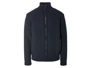 LIVERGY Gebreide heren vest (XL, Marineblauw)