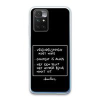 Mijn Motto's: Xiaomi Redmi 10 Transparant Hoesje