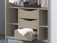 Ladeblok met legplank BETA natuurlijk linnen