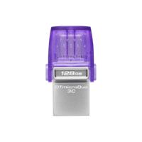 USB stick Kingston microDuo 3C Zwart Paars 128 GB