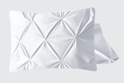 Velvet Pintuck 2pack kussenslopen Wit 60 x 70 cm