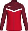 JAKO 9324K Polyestervest Iconic Kids - Rood/Wijnrood - 152
