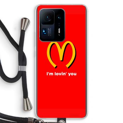 I'm lovin' you: Xiaomi Mi Mix 4 Transparant Hoesje met koord