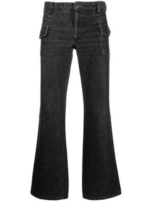 Dolce & Gabbana Pre-Owned jean bootcut à taille basse (années 1990) - Gris