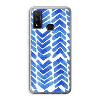 Blauwe pijlen: Huawei P Smart (2020) Transparant Hoesje