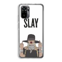 Slay All Day: Xiaomi Redmi Note 10 Pro Transparant Hoesje