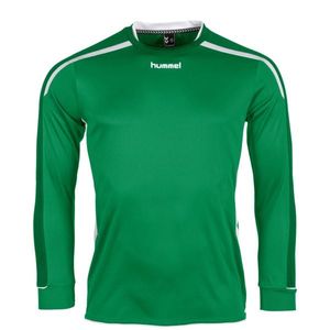 Hummel 111005K Preston Shirt l.m. Kids - Green-White - 152