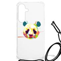 Samsung Galaxy S24 Plus Stevig | Bumper Hoesje | Panda Color