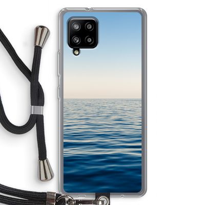 Water horizon: Samsung Galaxy A42 5G Transparant Hoesje met koord