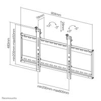 Neomounts by Newstar LED-VW500BLACK Cinewall TV Beugel - thumbnail