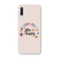 Happy days: Samsung Galaxy A70 Transparant Hoesje