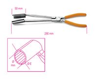 Beta Bougiekaptang, 15° gebogen bekken 1474L - 014740010
