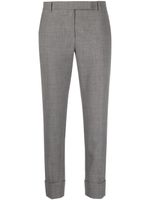 Thom Browne pantalon de tailleur à coupe courte - Gris - thumbnail