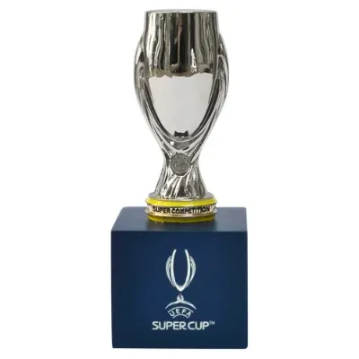 UEFA Super Cup Trofee Replica op Display Stand (4,5 cm)