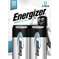 Batterij energizer max plus 2x d alkaline