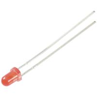 TRU COMPONENTS Bedrade LED Rood Rond 3 mm 330 mcd 30 ° 12 mA 5 V - thumbnail