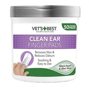 Vets best Clean ear finger pads