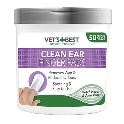 Vets Best clean ear finger pads