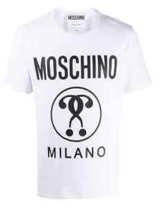 Moschino t-shirt à logo imprimé - Blanc