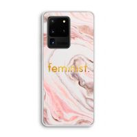 Feminist: Samsung Galaxy S20 Ultra Transparant Hoesje Feminist: Samsung Galaxy S20 Ultra Transparant Hoesje