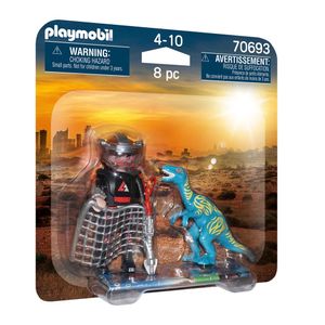 PlaymobilÂ® Dragons 70693 duo pack velociraptor vs stroper