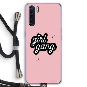 Girl Gang: Oppo A91 Transparant Hoesje met koord
