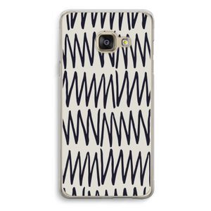 Marrakech Zigzag: Samsung Galaxy A3 (2016) Transparant Hoesje