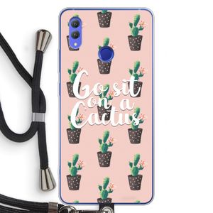 Cactus quote: Honor Note 10 Transparant Hoesje met koord