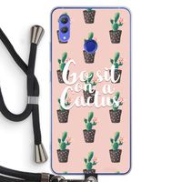 Cactus quote: Honor Note 10 Transparant Hoesje met koord