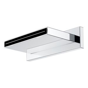 Wiesbaden Rombo inbouw uitloop waterval 13 cm kunststof chroom