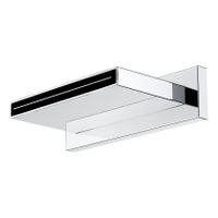 Wiesbaden Rombo inbouw uitloop waterval 13 cm kunststof chroom