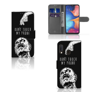 Portemonnee Hoesje Samsung Galaxy A20e Zombie