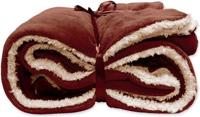 Plaid lars 200x150 cm marsala - Unique living