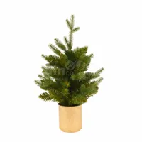 Kunstkerstboom In Gouden Pot 60cm