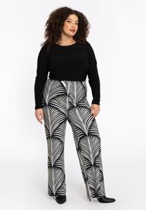 Yoek Pantalon PALM | Zwart | Maat 50/52