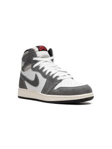 Jordan Kids "baskets montantes Air Jordan 1 Retro ""Washed Heritage""" - Blanc