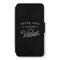 Never lose your value: iPhone 12 mini Flip Hoesje - thumbnail