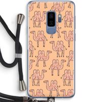 Kameel: Samsung Galaxy S9 Plus Transparant Hoesje met koord