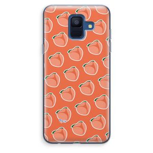 Just peachy: Samsung Galaxy A6 (2018) Transparant Hoesje